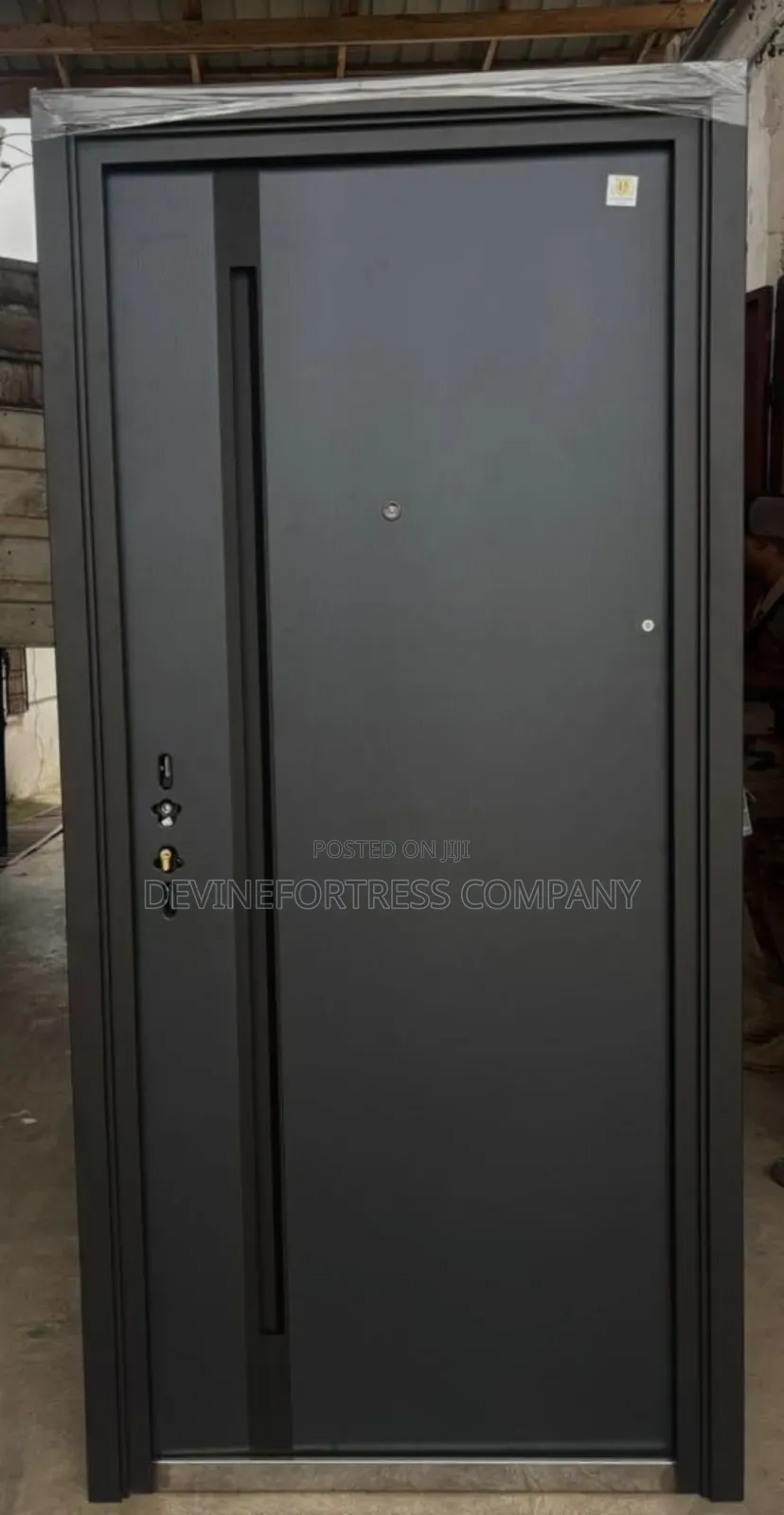 Paladin Quality Smooth Security Door// All Weather Single