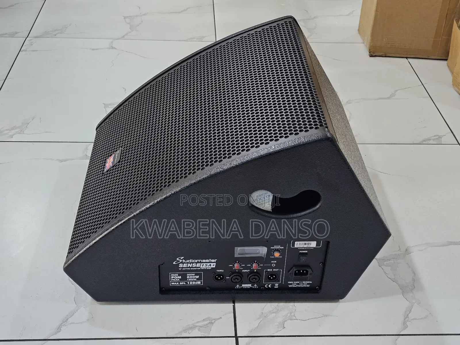 Studiomaster Sense 15a+ 15" Active Monitor