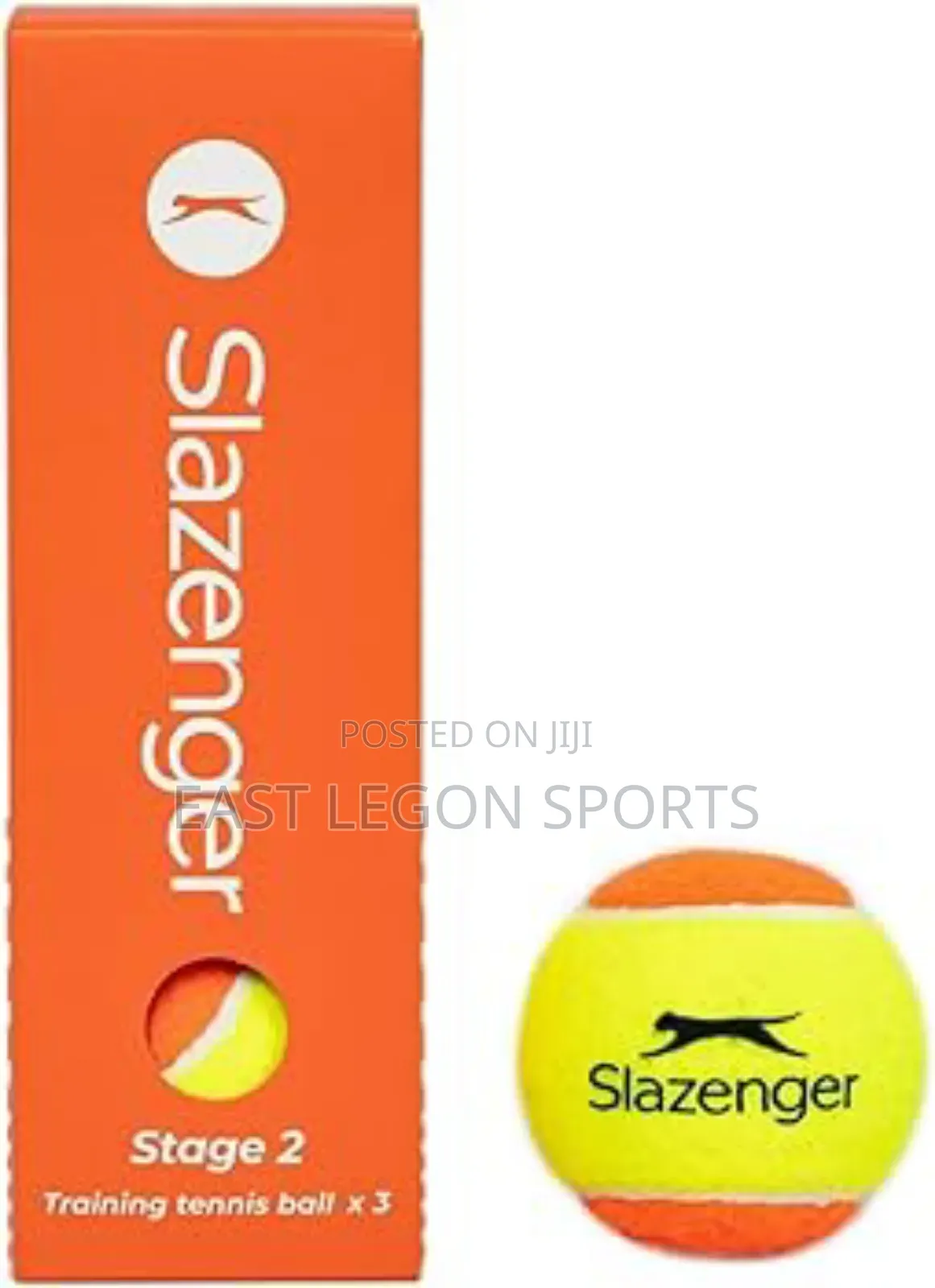 Tennis Balls Advantage Slazenger X 3 Orange Green Soft