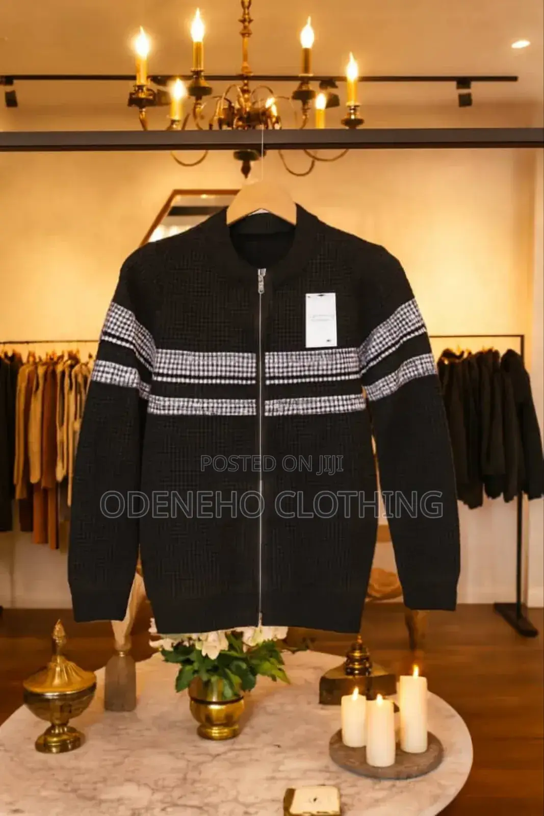 Zipper Woolen Sweater