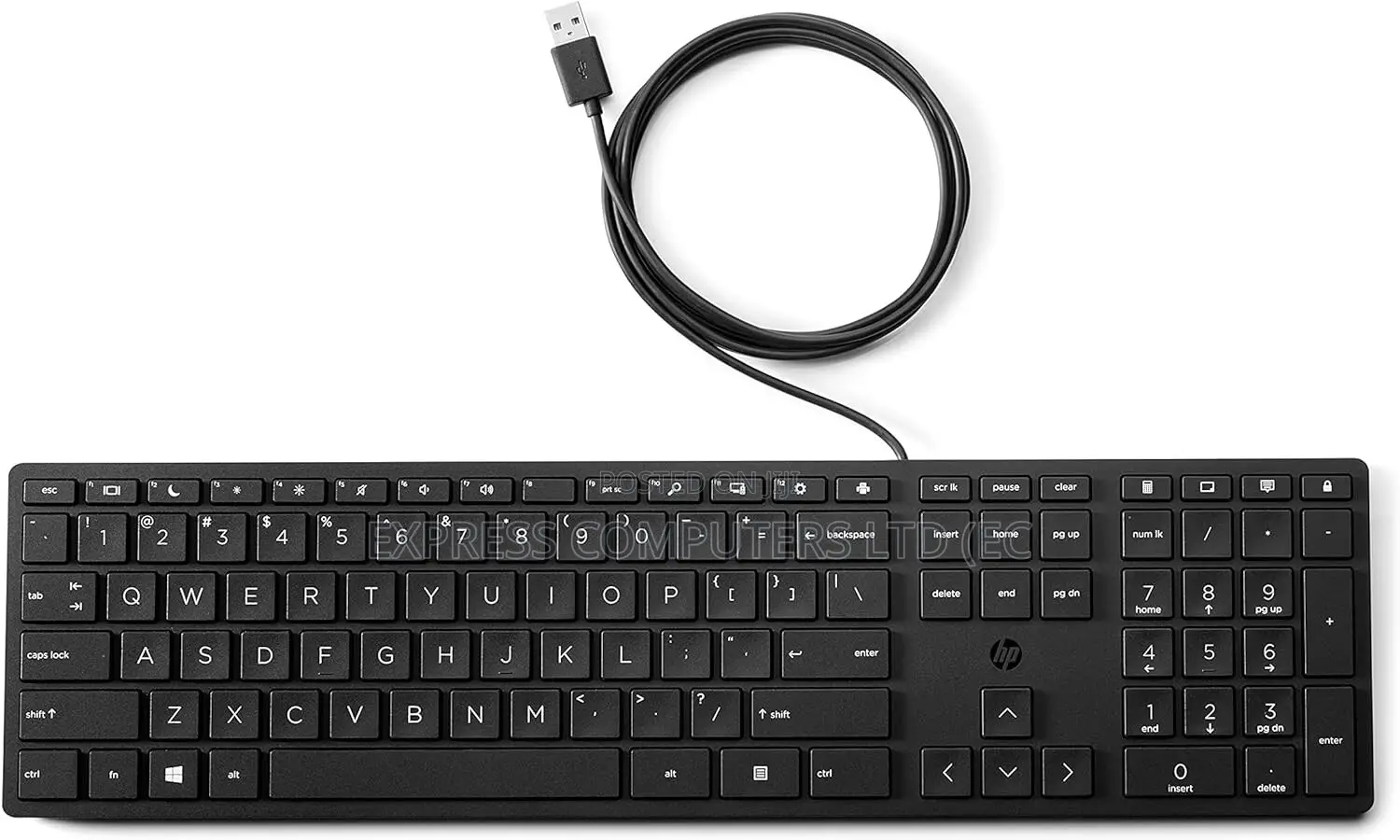 Hp Original Wired () Wired Multimedia Usb Keyboard-From Uk