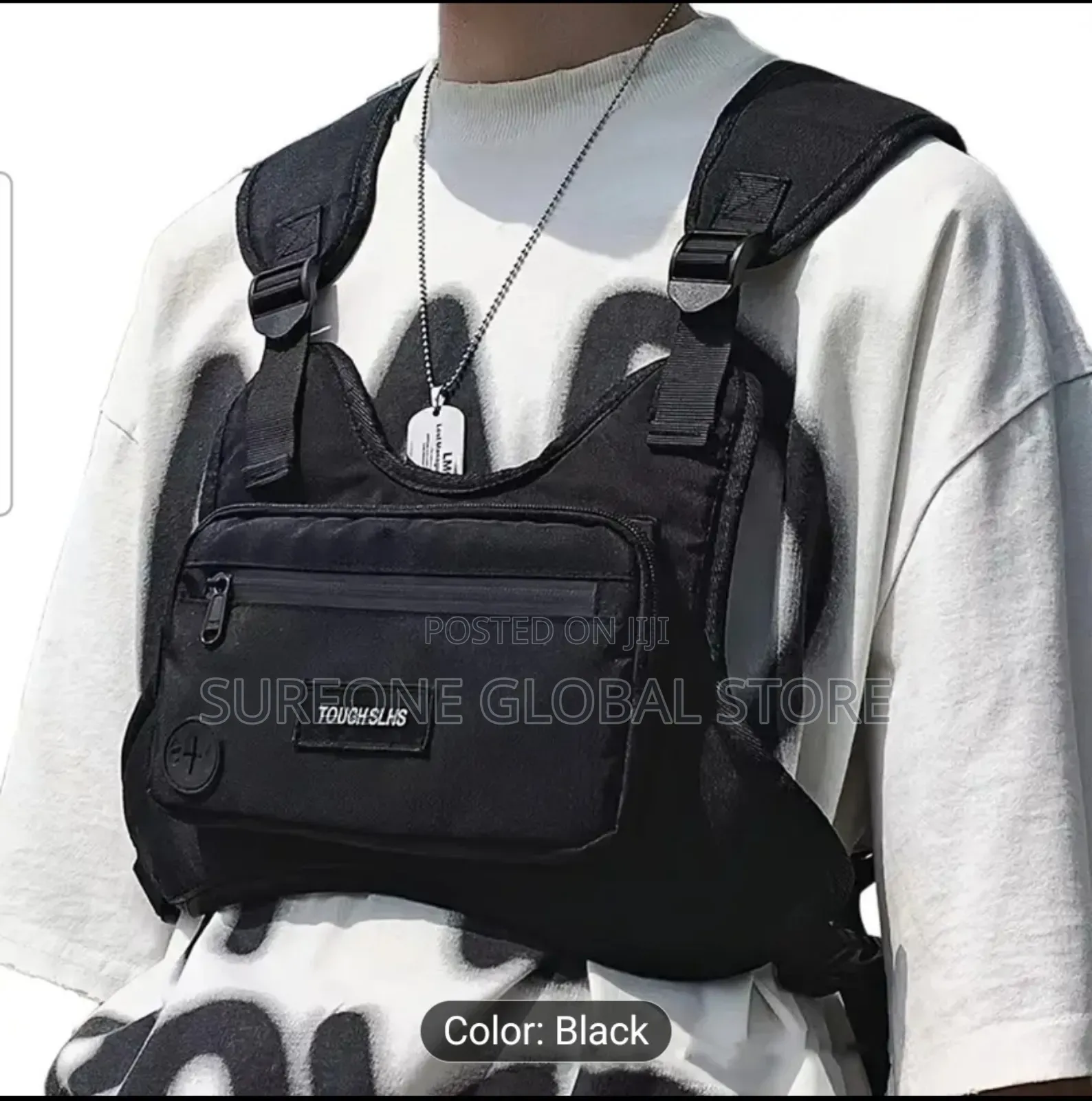 Street Style Vest Bag for Men and Women