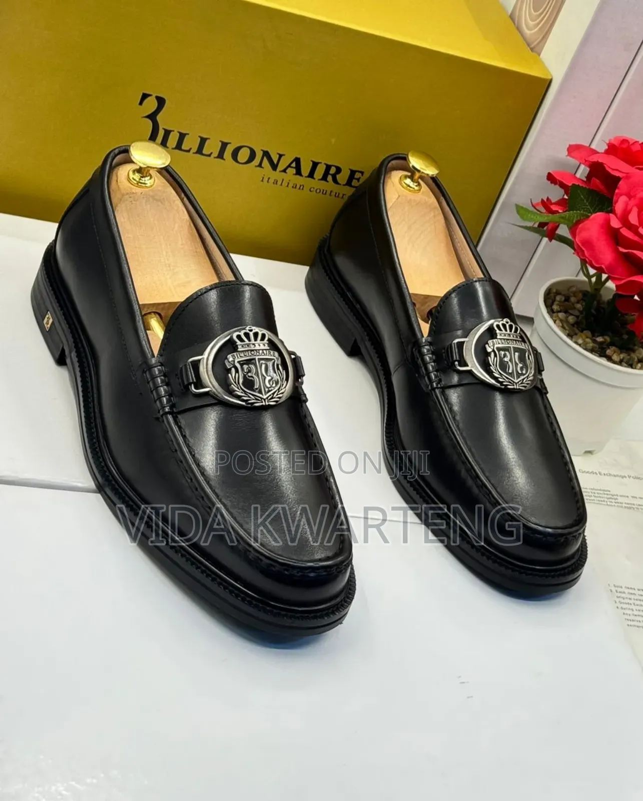 High Quality Billionaire Black Shoe