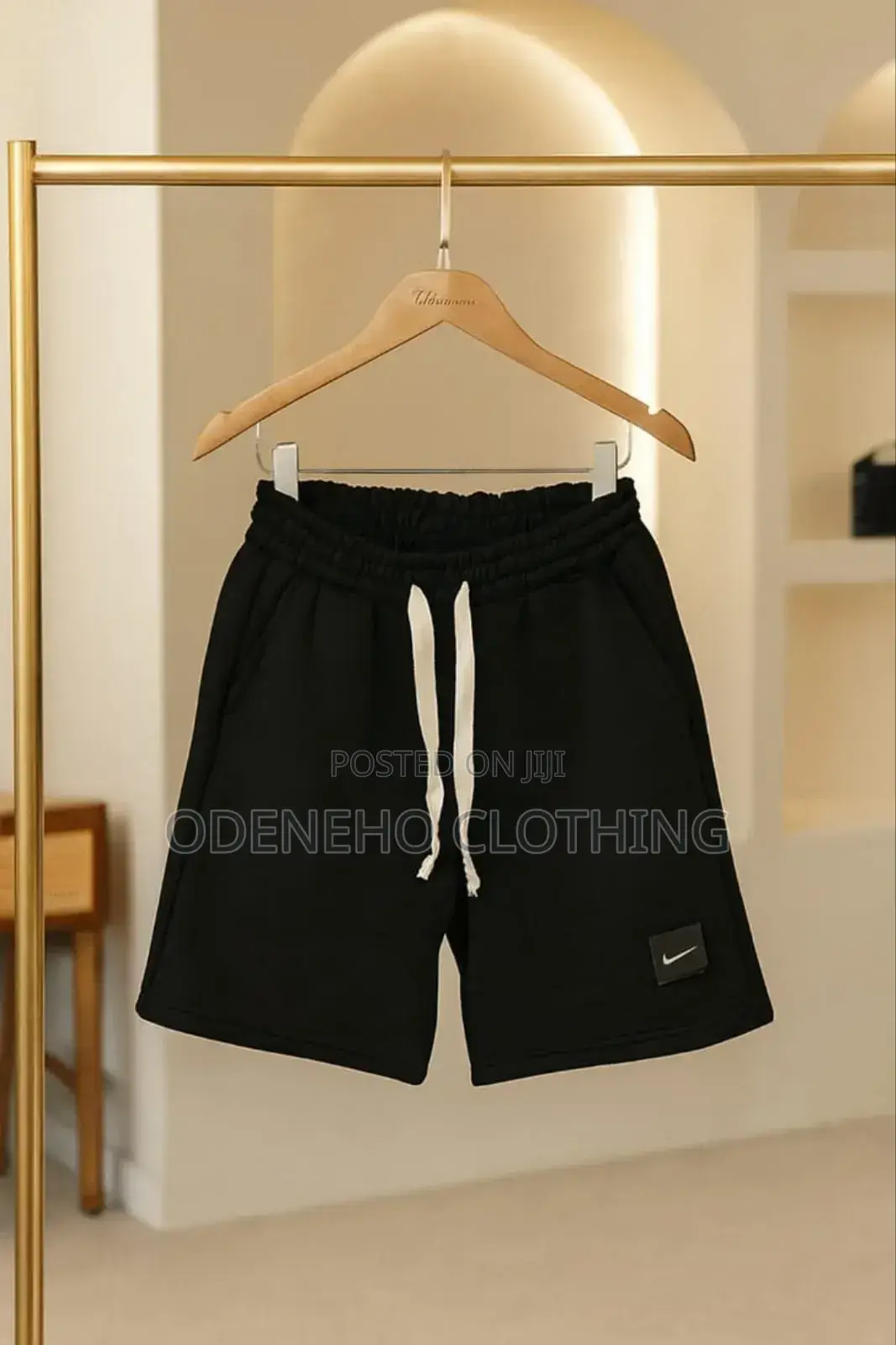 Black Puma Woolen Shorts