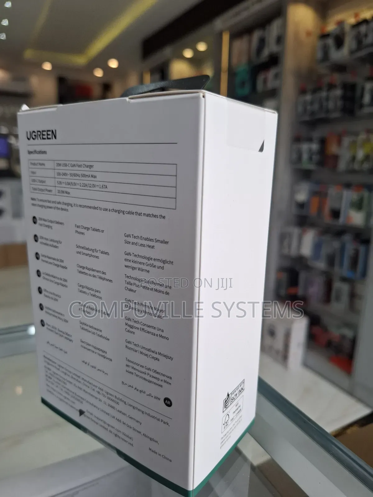 Ugreen 20w Usb-C to Usb-C Pd Fast Charger