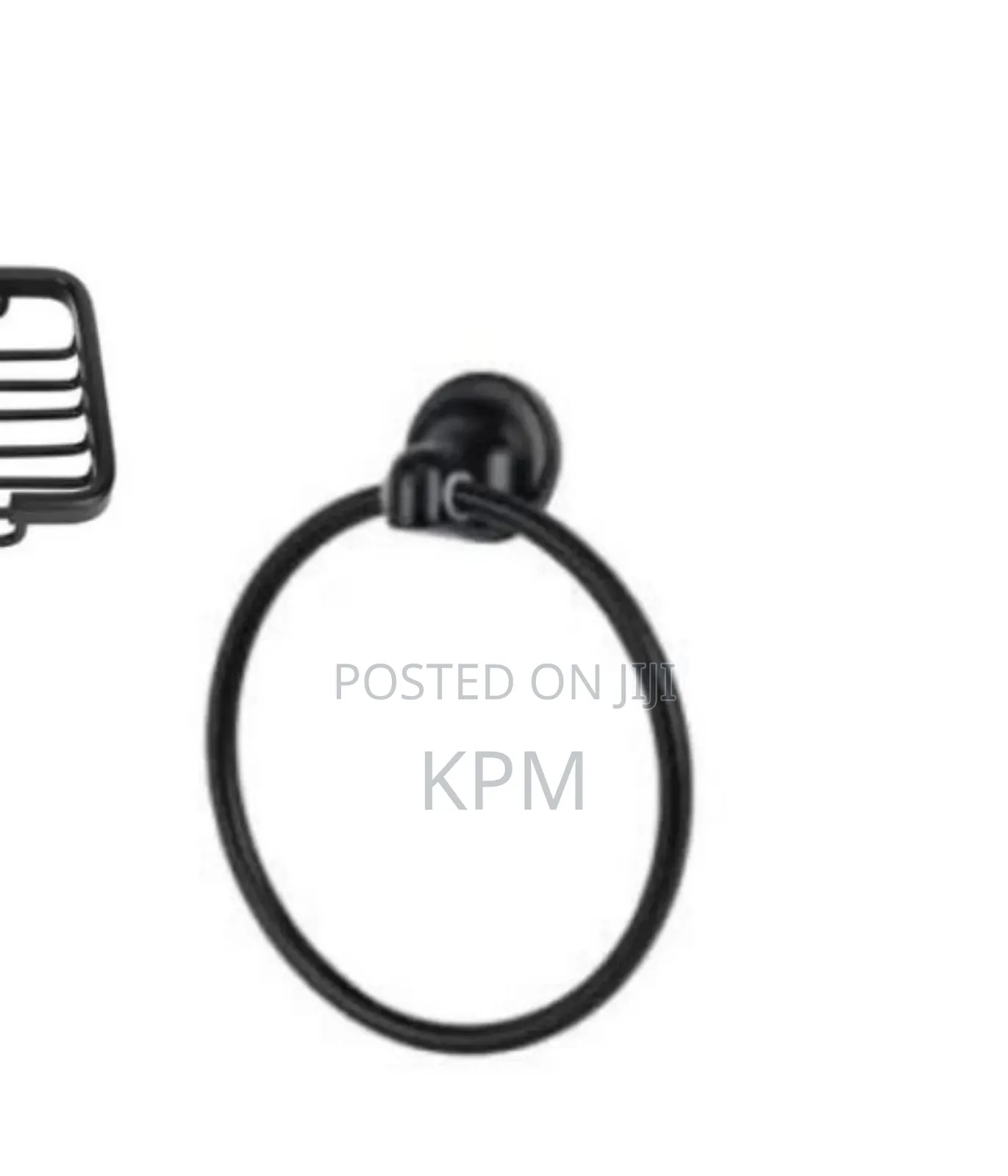 Matt Black 7 In 1 Bathroom Accessories Complete Set