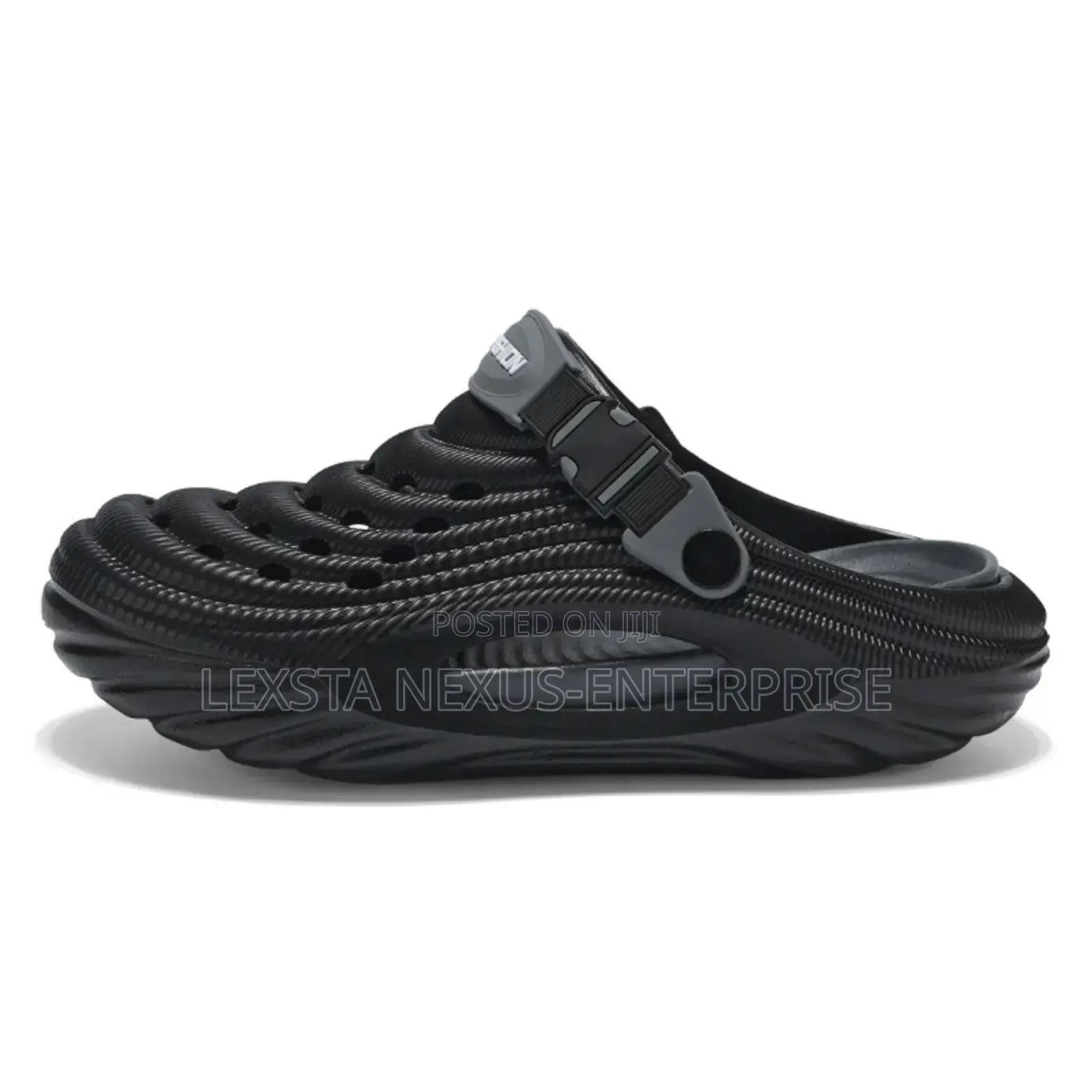 Black & Grey Crocs