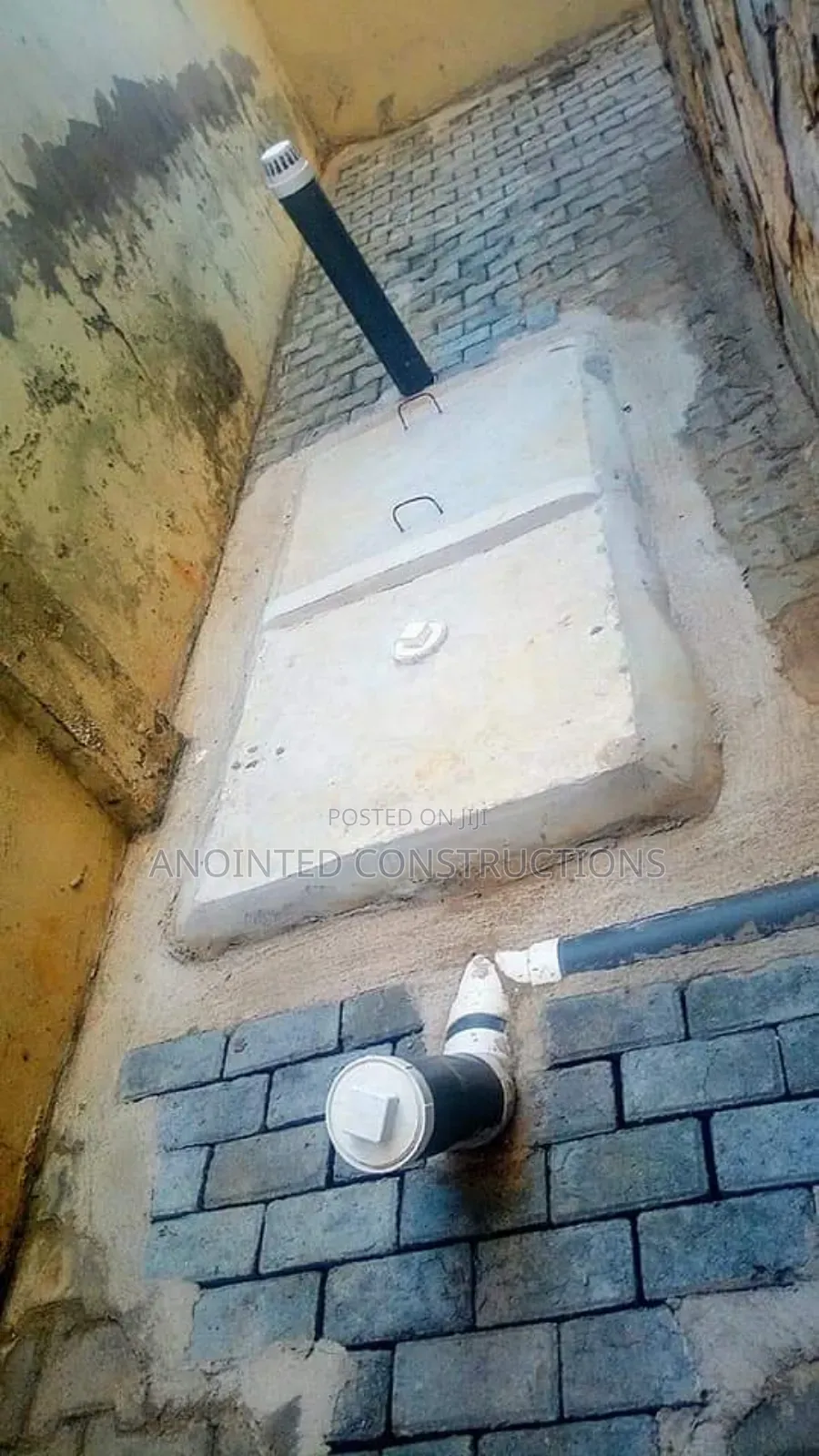 Bio-Digester Toilet Construction