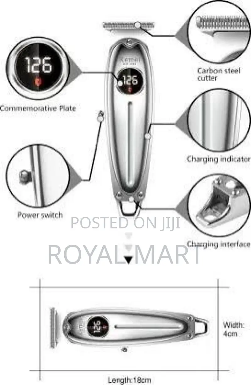 Kemei Professional Hair Trimmer for Men