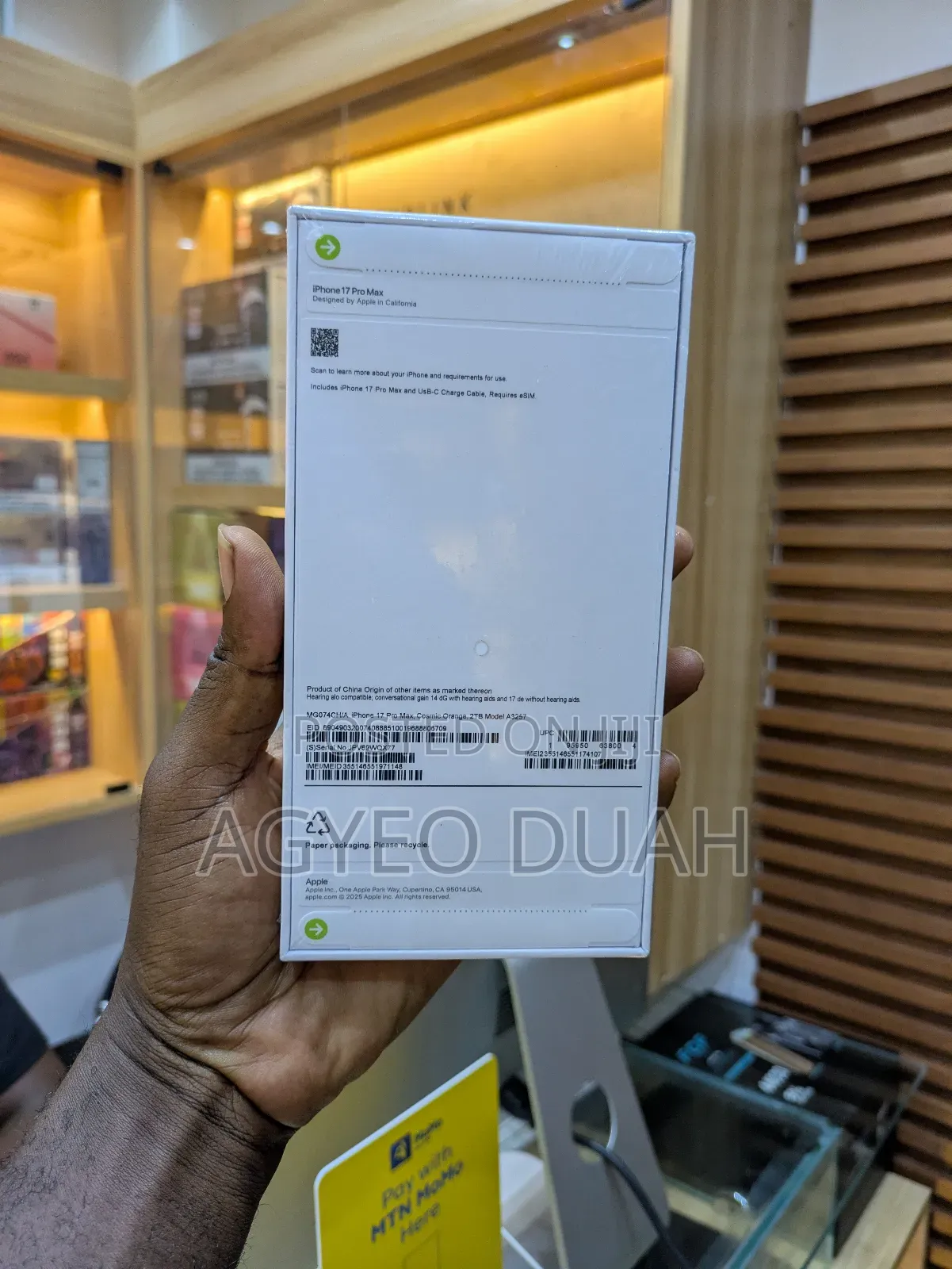 New Apple iPhone 17 Pro Max 2 TB White