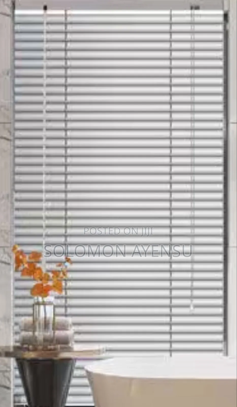 Original Aluminum Bathroom and Toilet Blinds Available in 3 Sizes