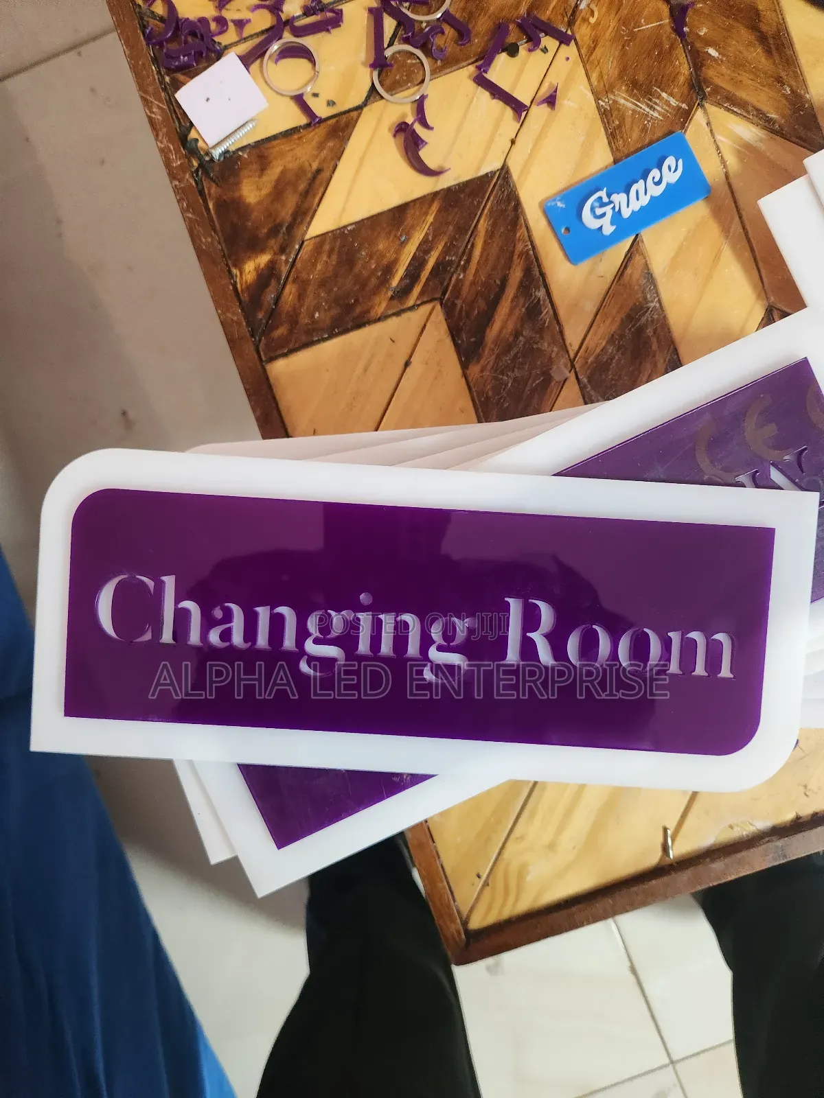 Acrylic Door Label