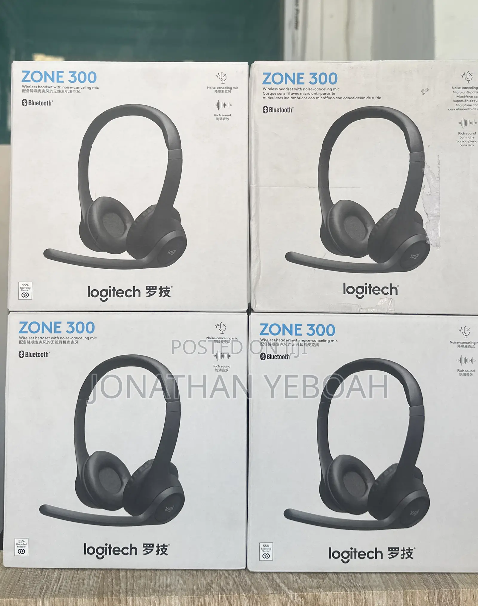 Logitech Zone 300 Wireless Headset Mic