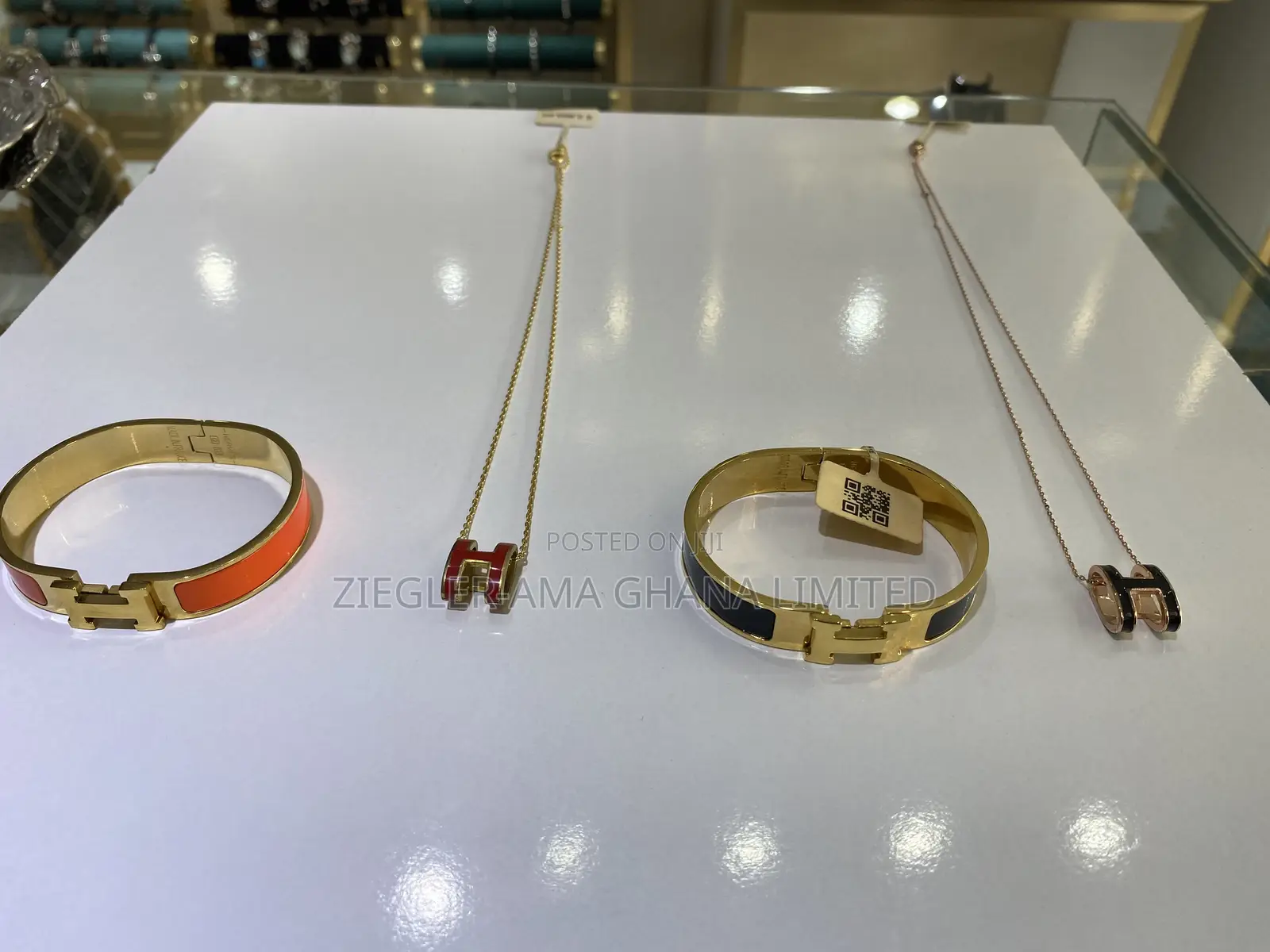 Hermes Bracelets and Necklace in 10 Different Colors