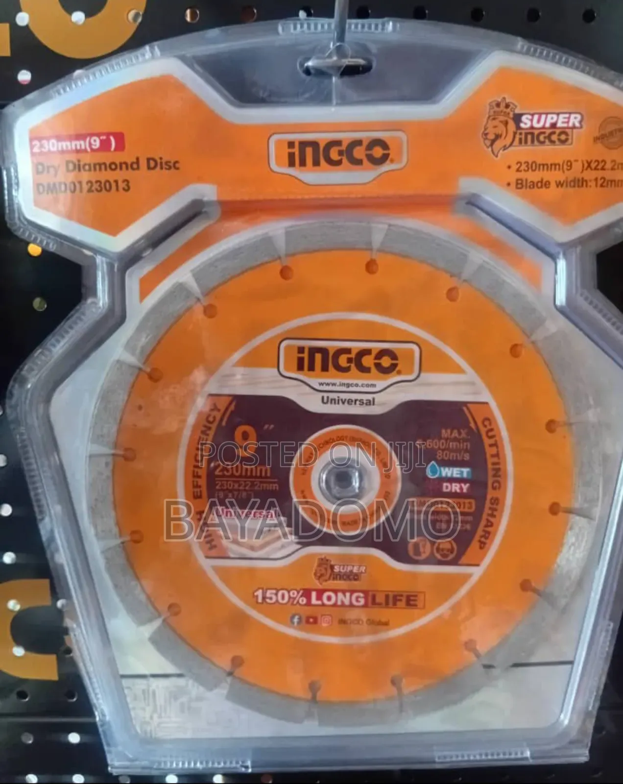 Universal Dry Diamond Disc