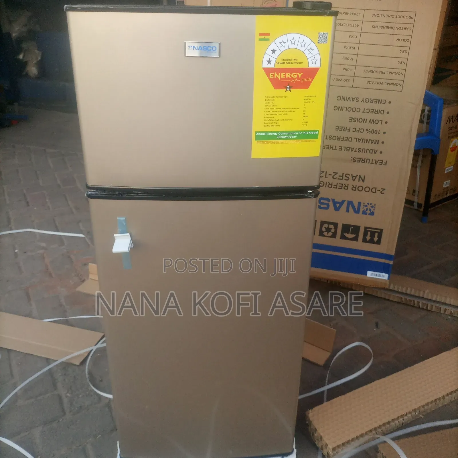 Nasco 110litres Refrigerator Top Freezer
