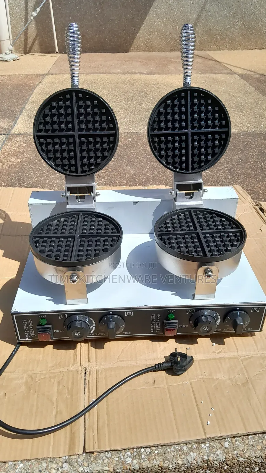 Commercial Waffle Maker(Twin Head)