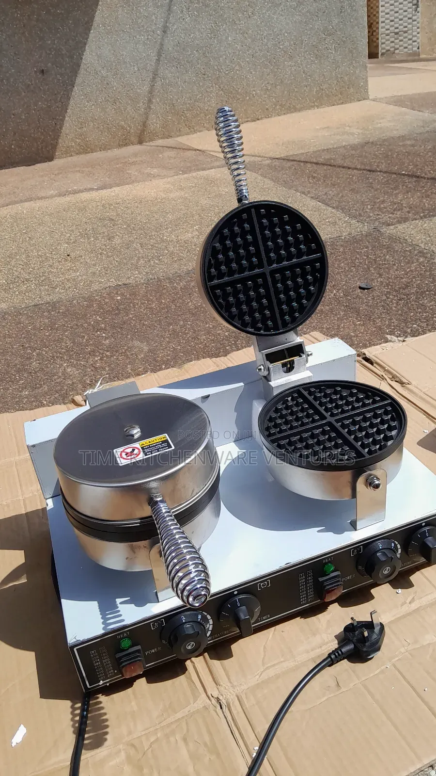 Commercial Waffle Maker(Twin Head)