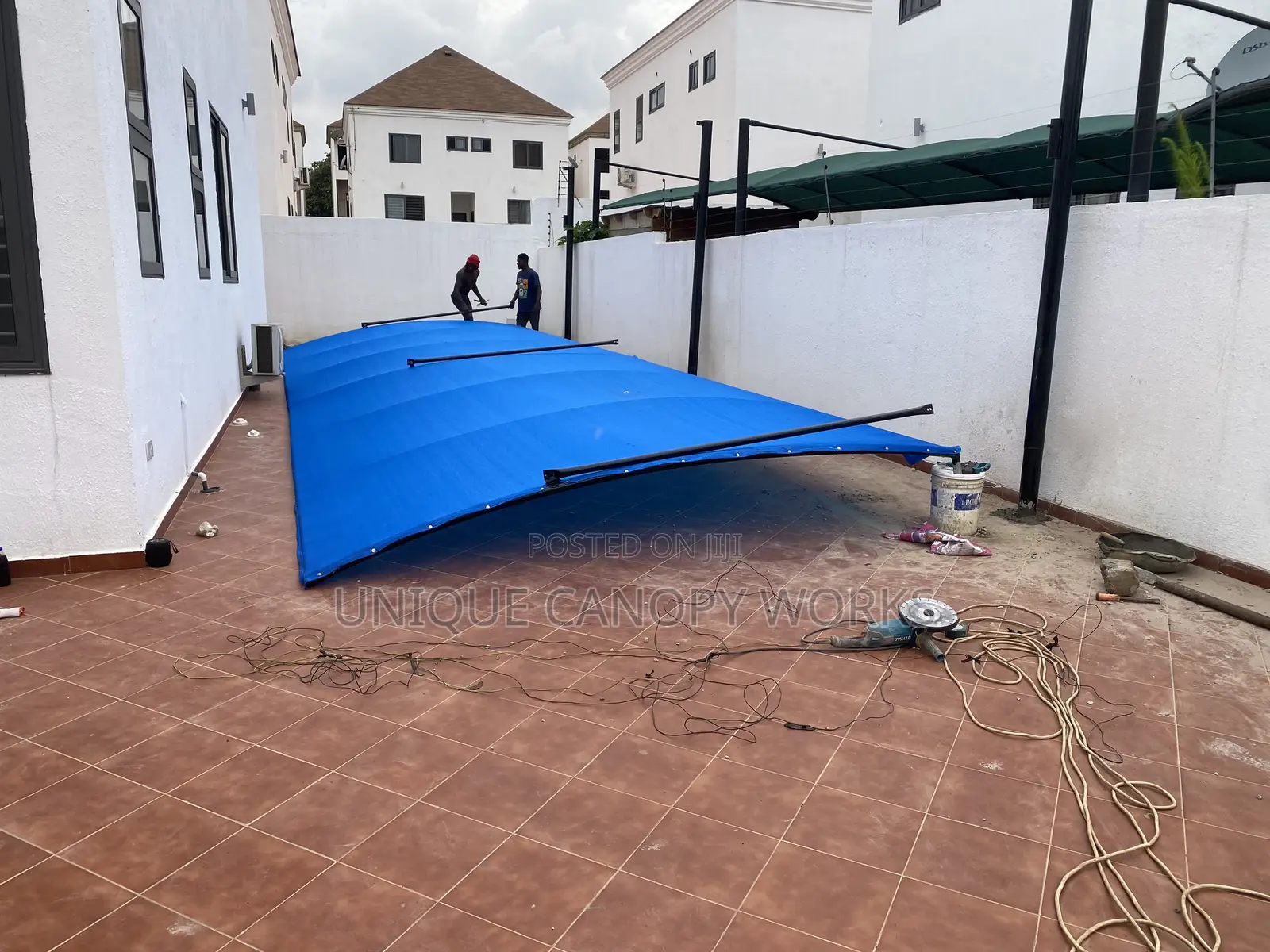 Slide Side Car Canopy