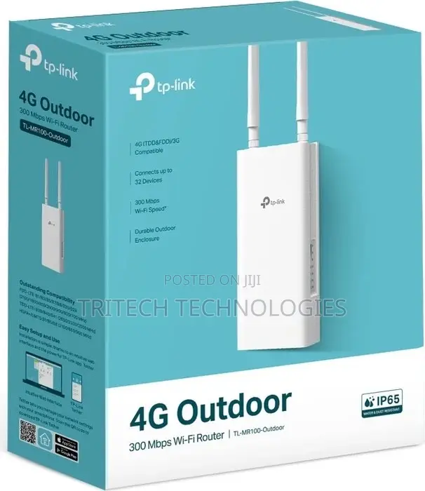 Tp-link Outdoor 300mbps 4g Wifi Router Tl-mr100