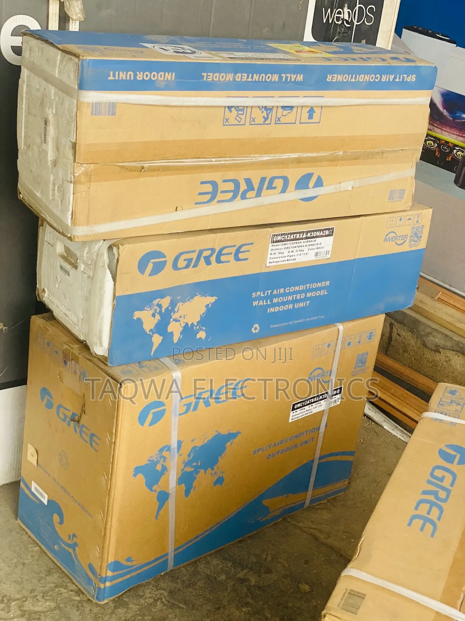 Efficient Gree Inverter 1.5hp Split Air Conditioner