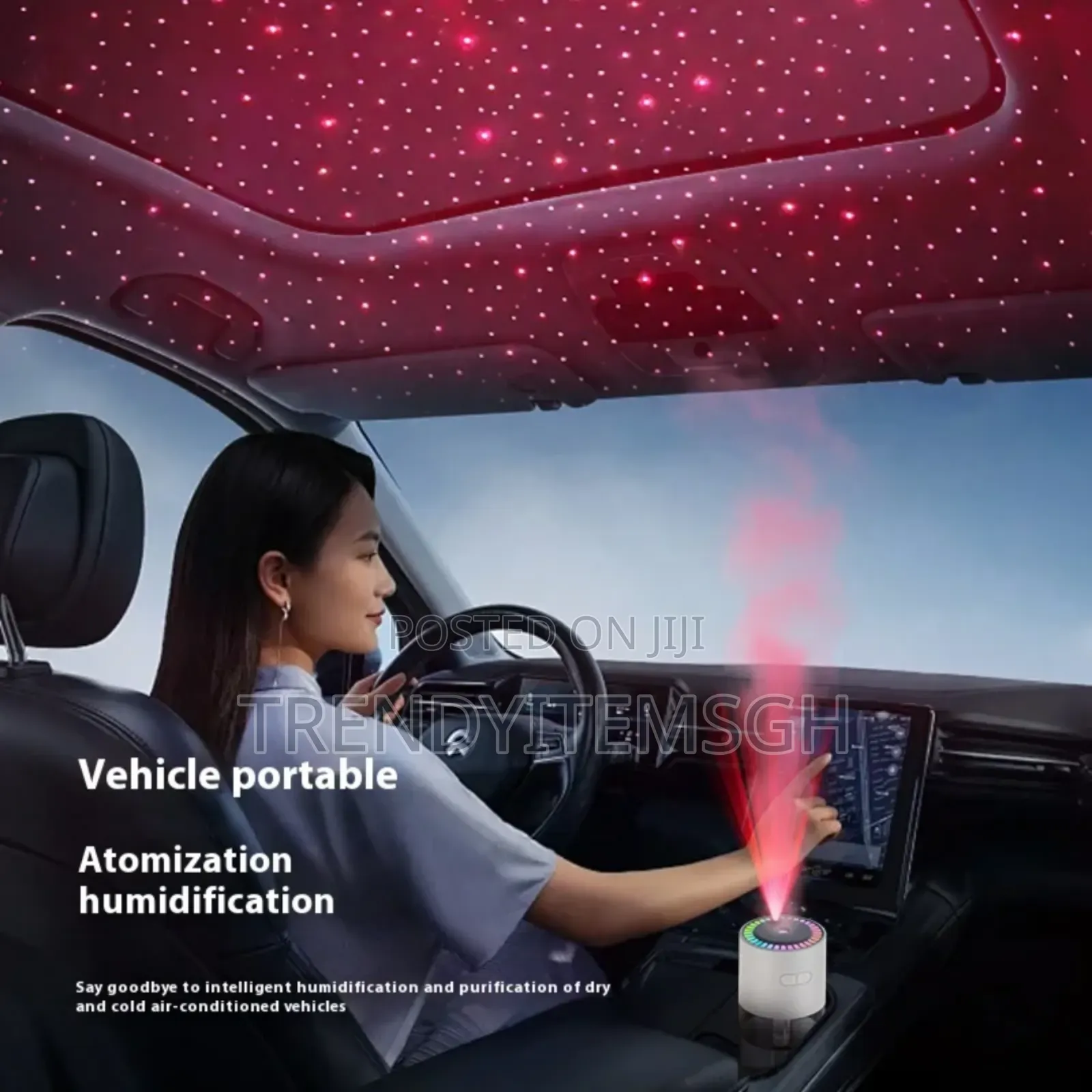 Car Home Starry Sky Light Air Humidifier Aroma Diffuser