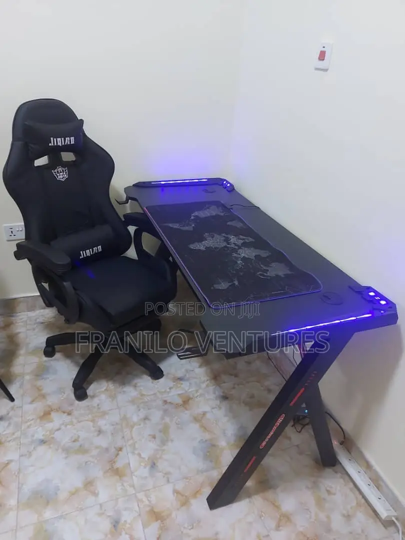 RGB Gaming Table - X Legs