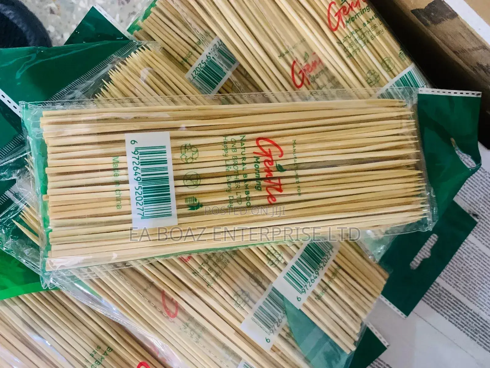 Kibab Sticks Bamboo Sticks Gentle Morning Size 8 Long , 100pack (Box)