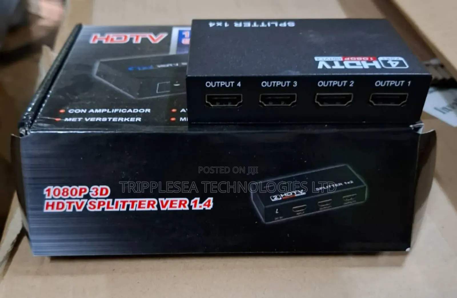 4port Hdmi Splitter HDTV 1x4 1080p