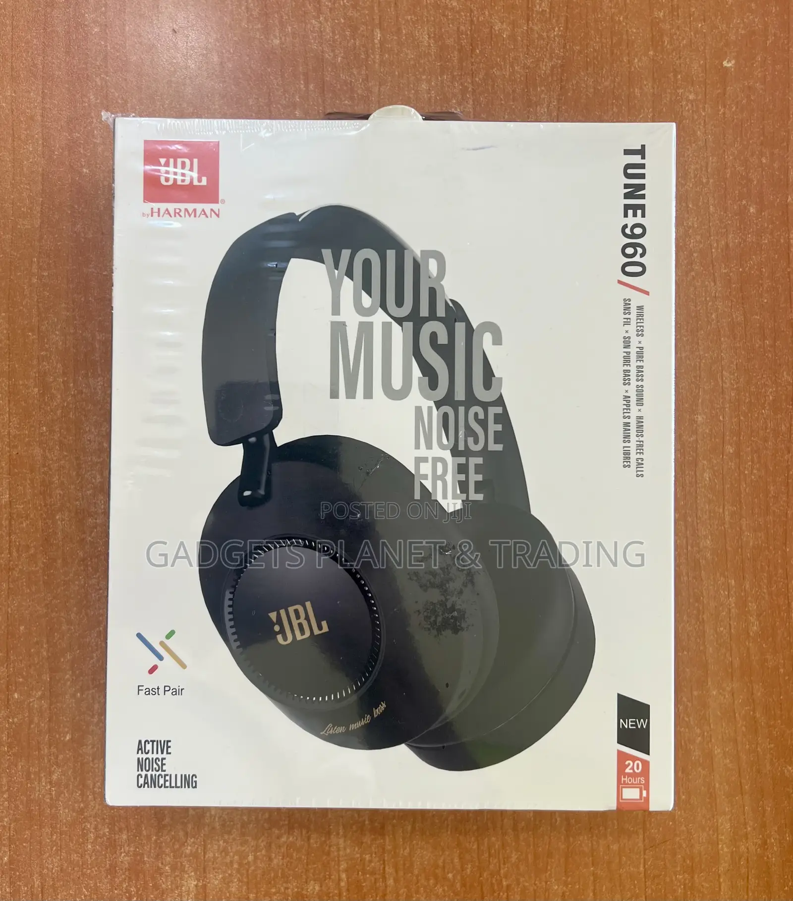 JBL by Harman Tune 960 Wireless Pure Bass Noice Cancellation Headphone