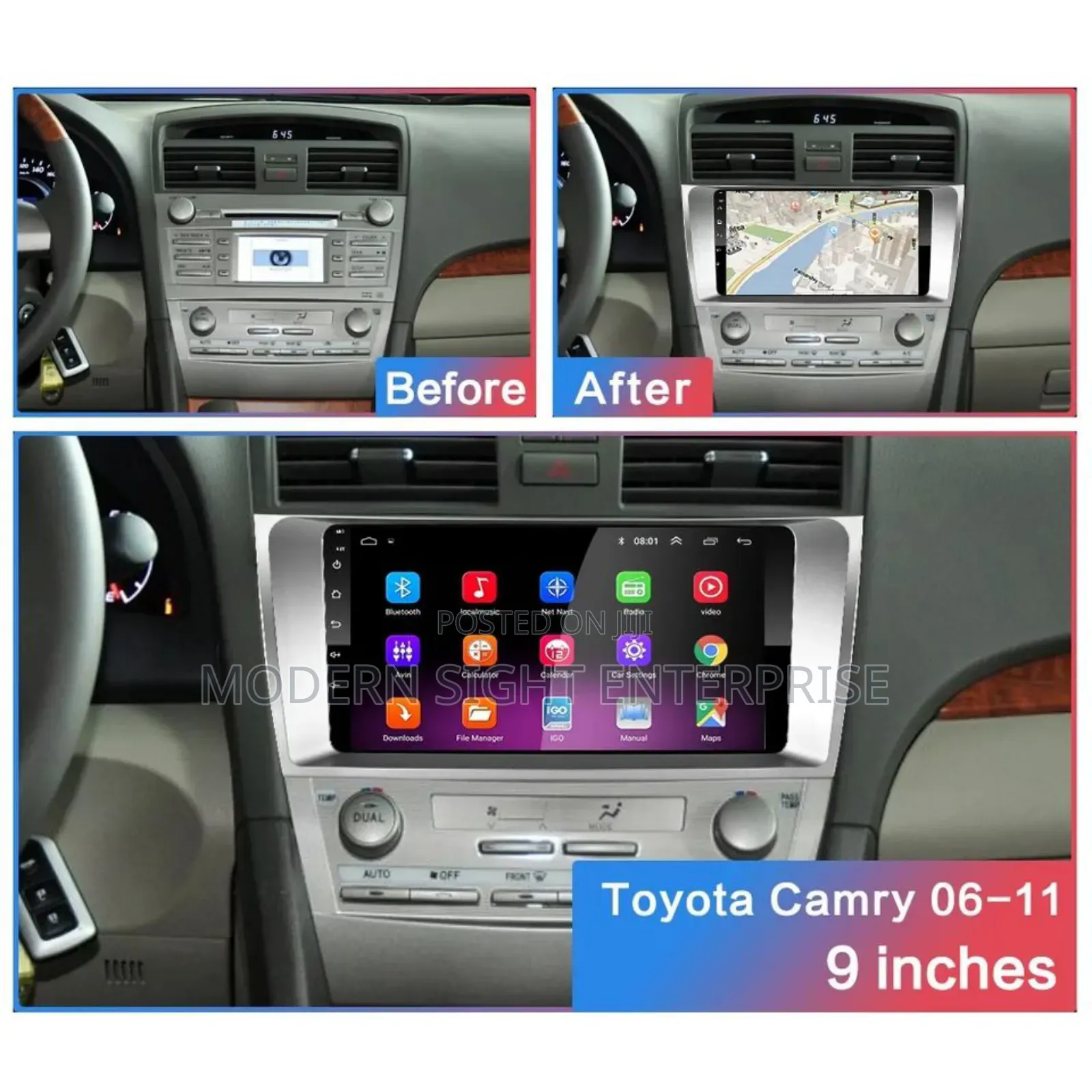 Toyota Camry Android Stereo