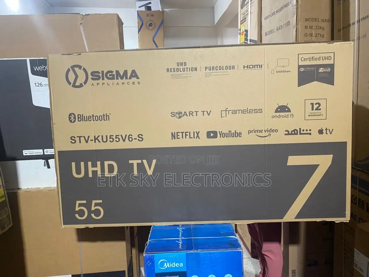 STV-Ku55v6-S Sigma 55 Smart Android Uhd Tv