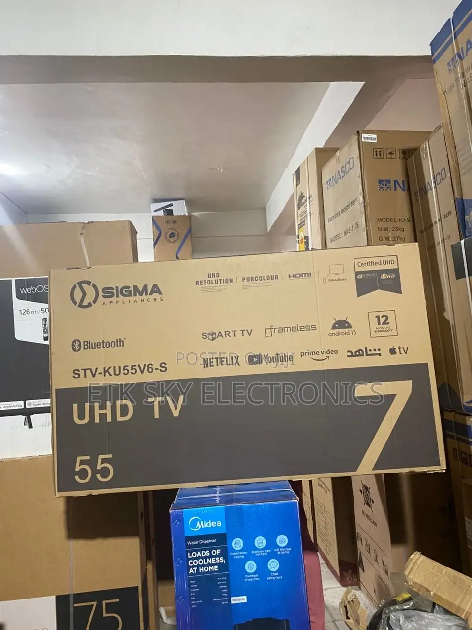 STV-Ku55v6-S Sigma 55 Smart Android Uhd Tv
