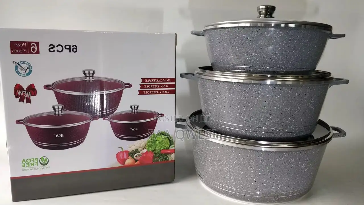 Wk 6pcs Casserole Set – Perfect for Home Cooking