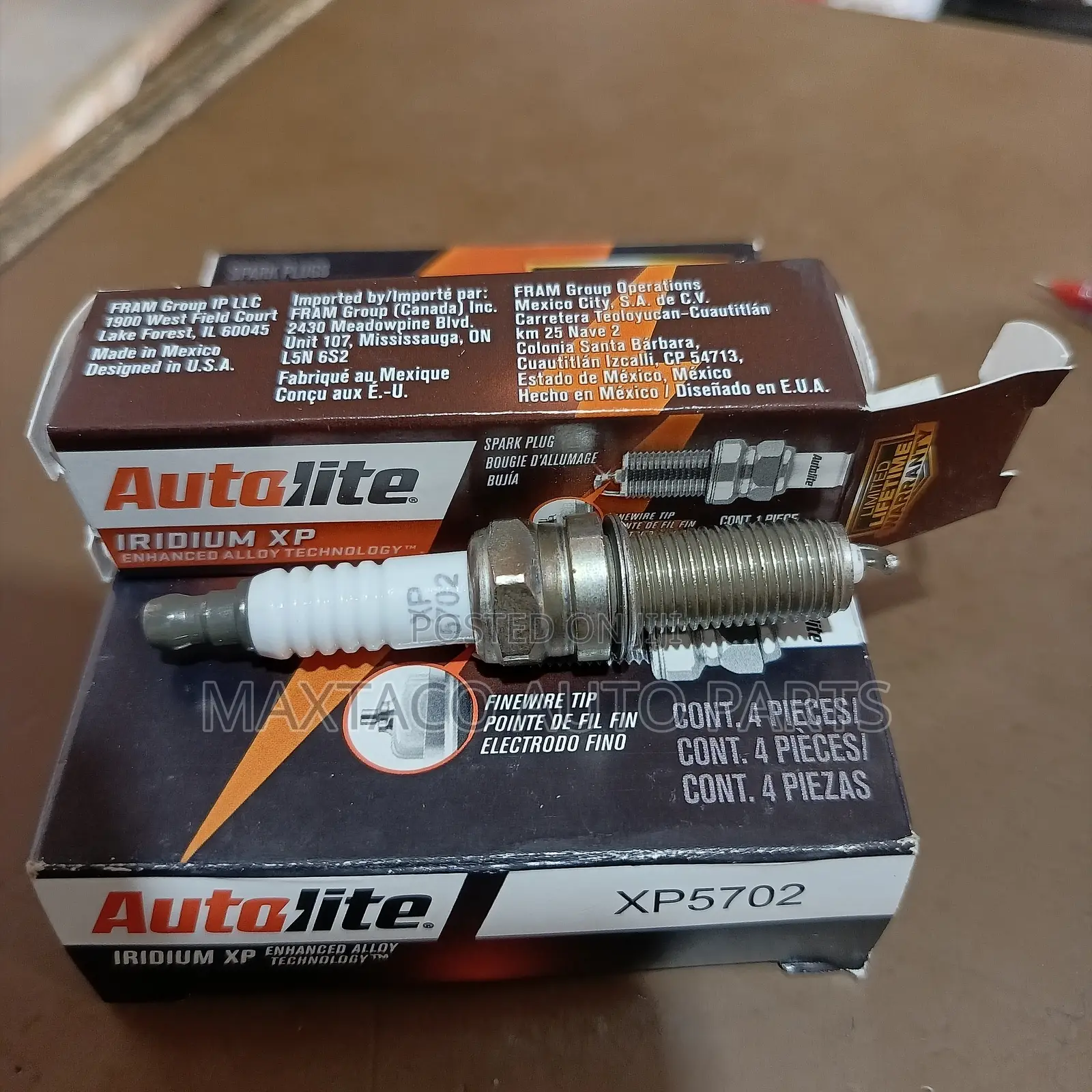 Autolite Xp5702 Iridium Xp Spark Plugs for Honda Accord 2008-2017