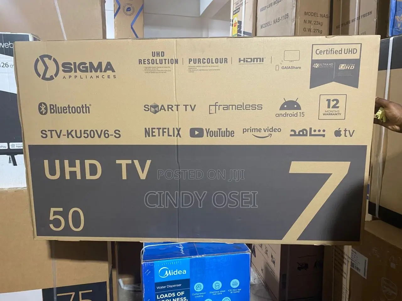 Sigma 50 Smart Android Uhd Tv STV-Ku50v6-S