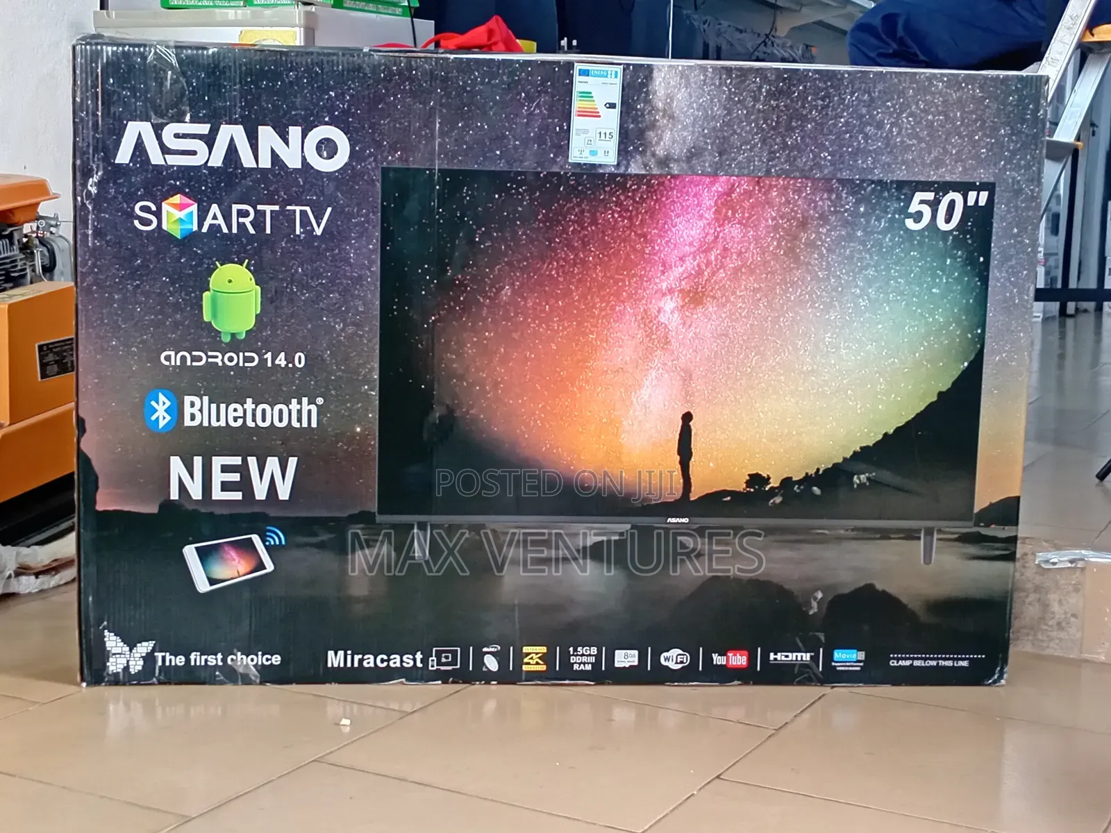 Asano 50'' Smart Tv – Android, Bluetooth, Full Hd Quality