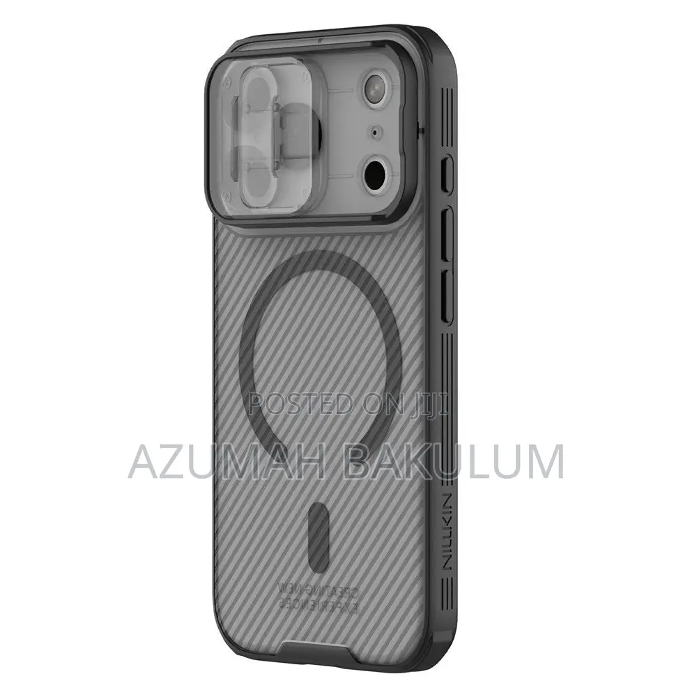 17 Pro Max 17 Pro Transparent Black Camshield Magnetic Case