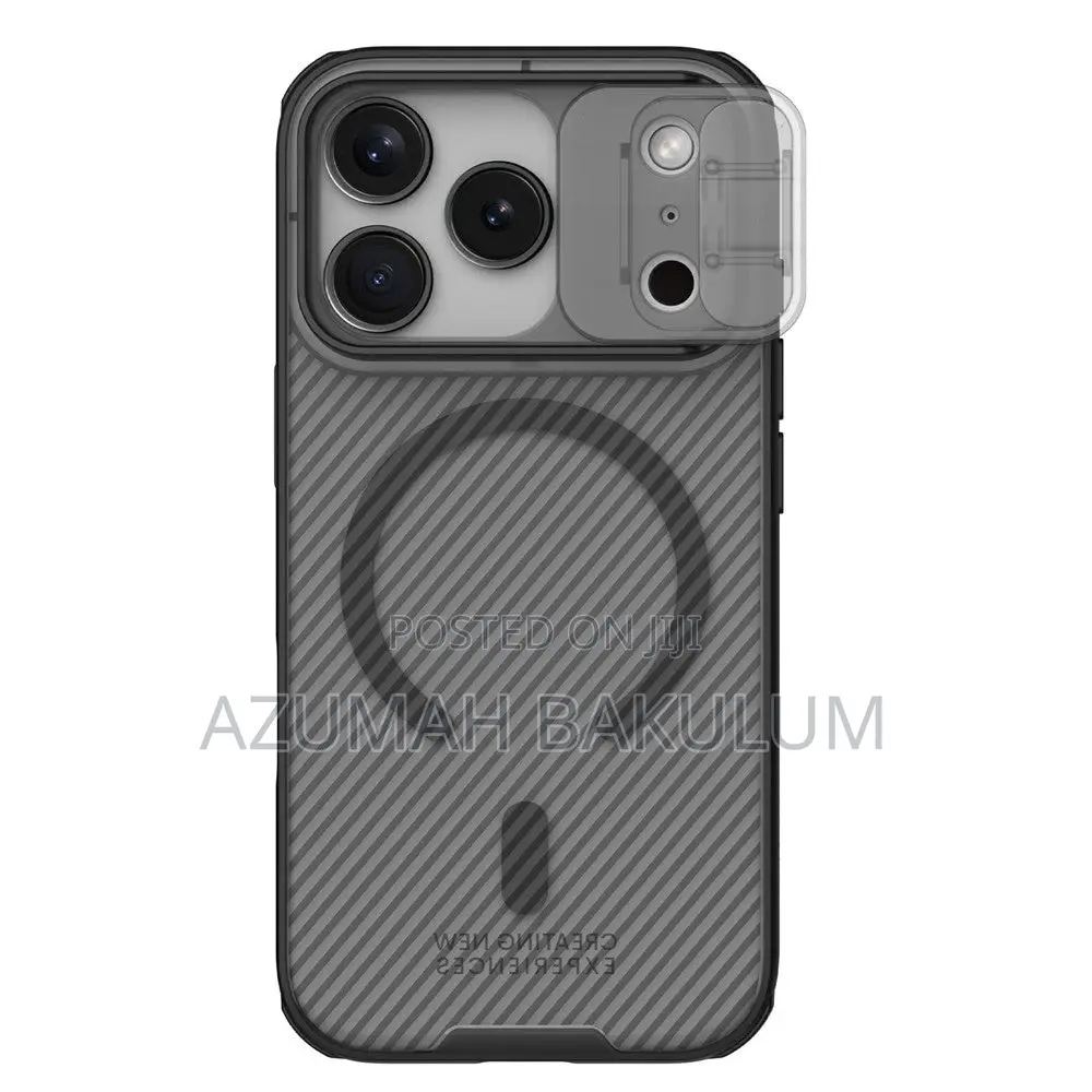 17 Pro Max 17 Pro Transparent Black Camshield Magnetic Case
