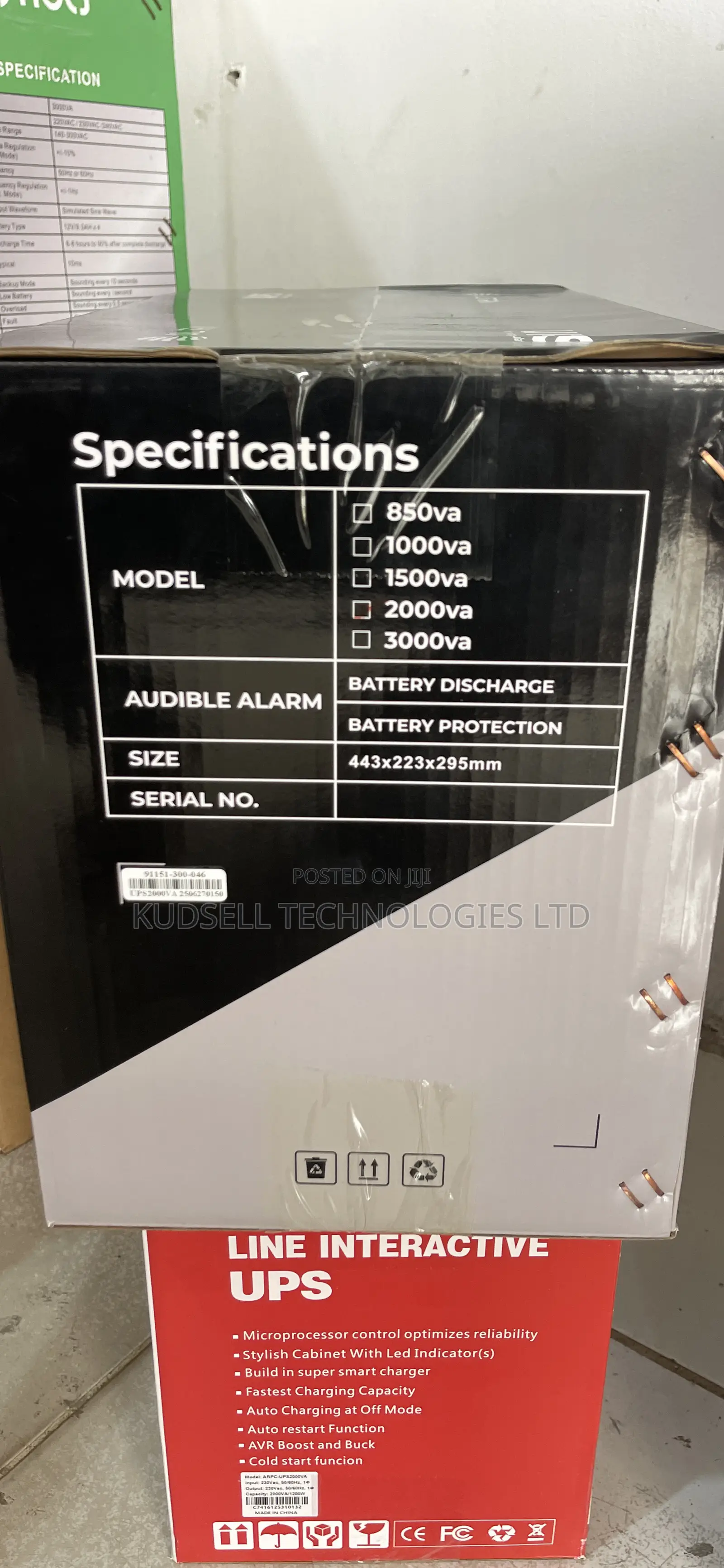 Ultra Ups 2000va Uninterrupted Power Supply With Led Display