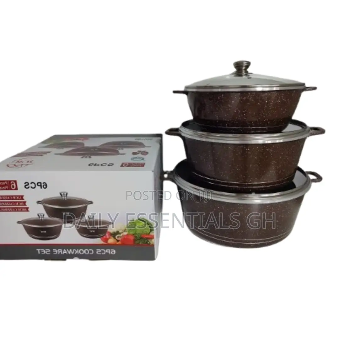 Wk Cooking Casserole Set 6pcs – Ideal for All Meals