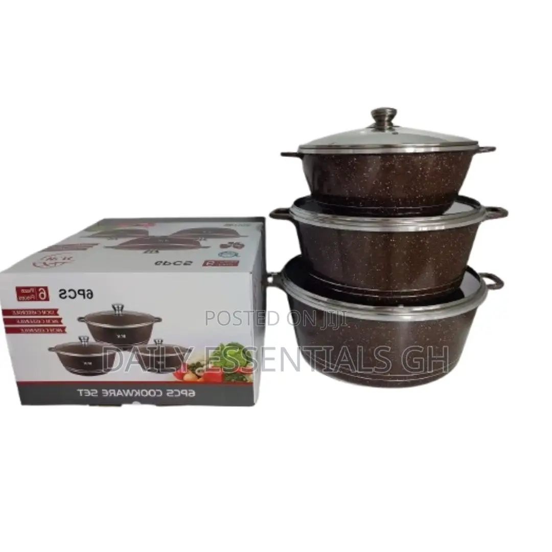 6pcs Wk Casserole Set – Lightweight Reliable
