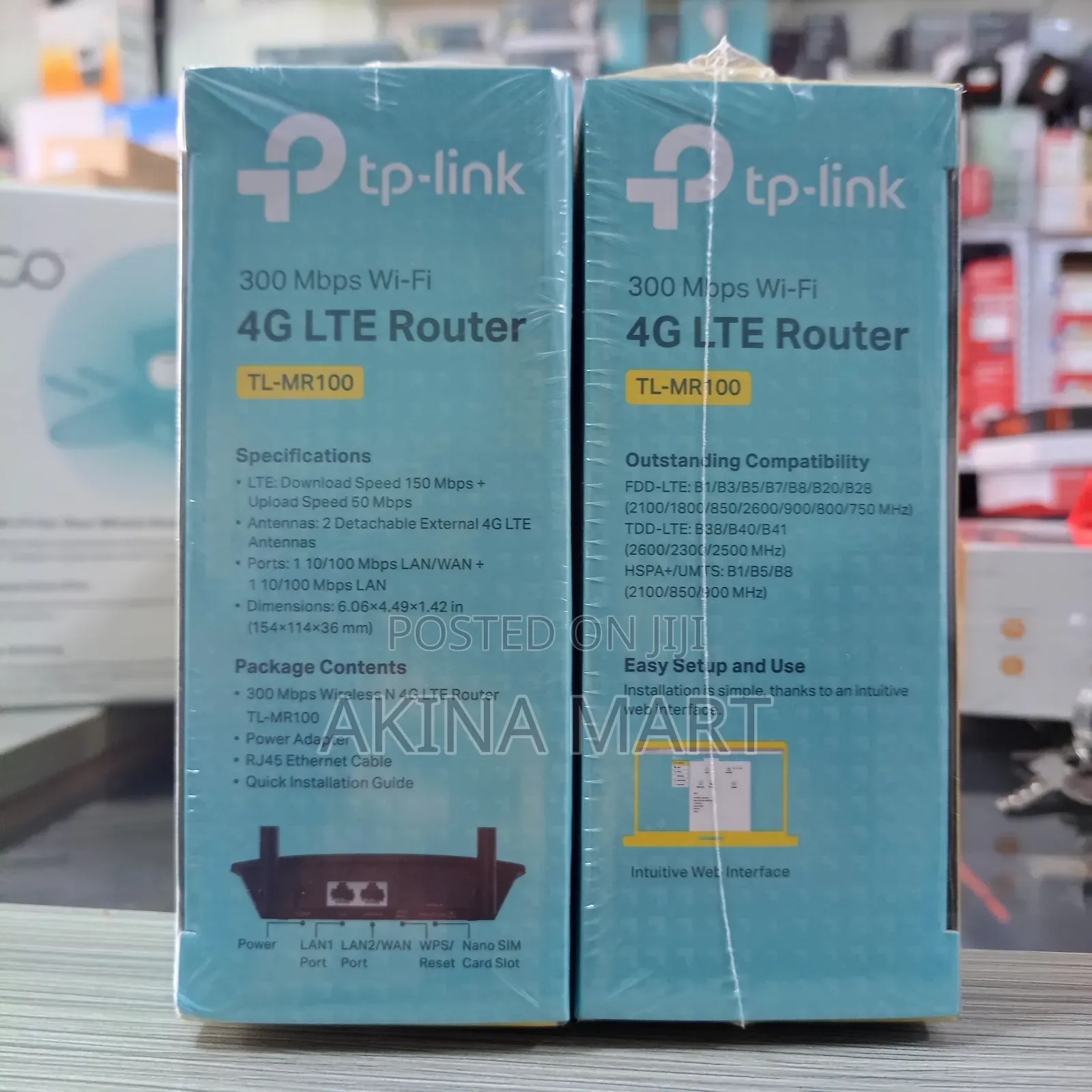Tp Link 300mps Wifi 4g Lte Router Tl-Mr100