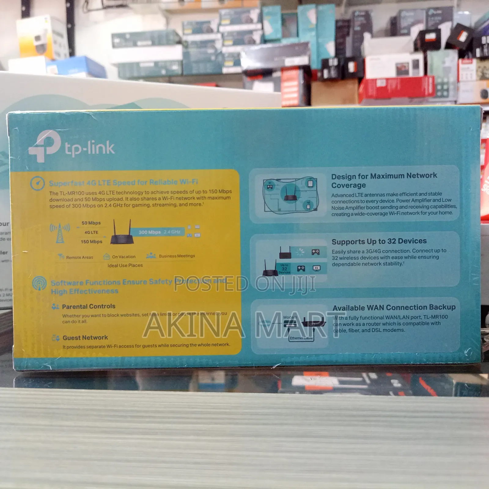 Tp Link 300mps Wifi 4g Lte Router Tl-Mr100
