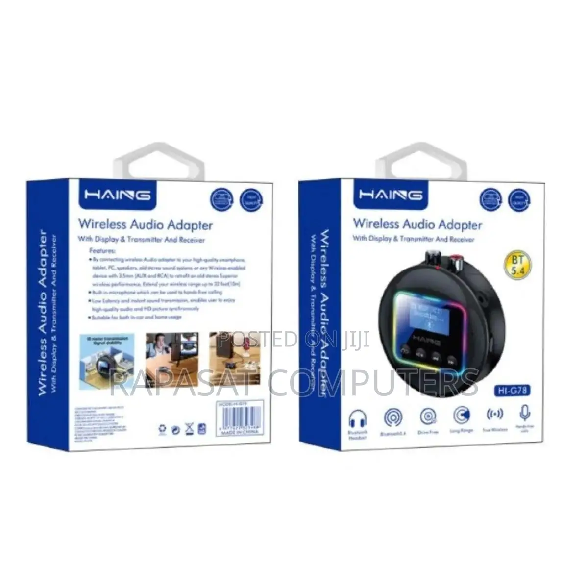 Haing Bt 5.4 Wireless Audio Adapter Hi-G78