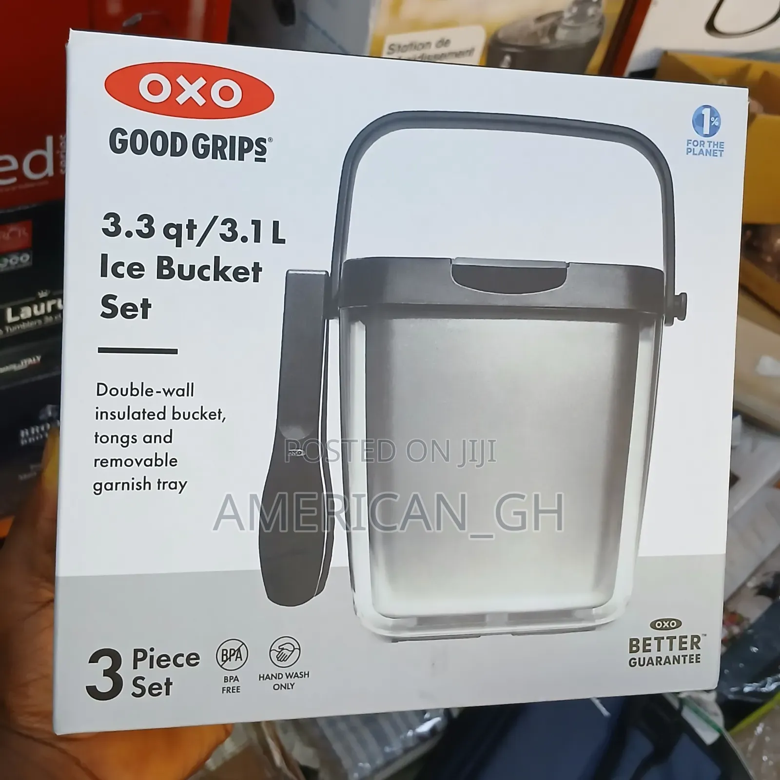 3 Pieces Oxo 3.1l Ice Bucket Set