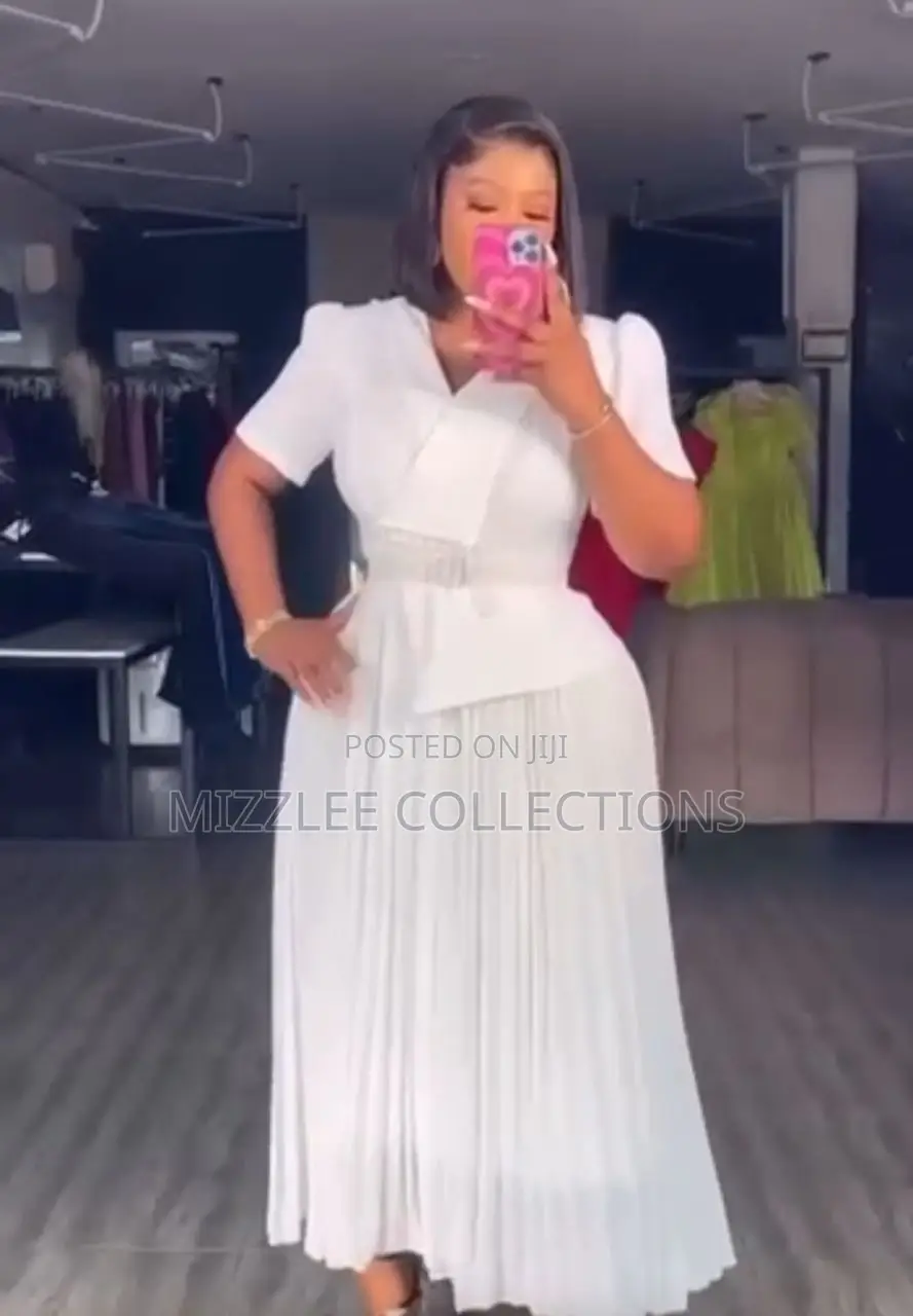 Ladies White Beautiful Dresses