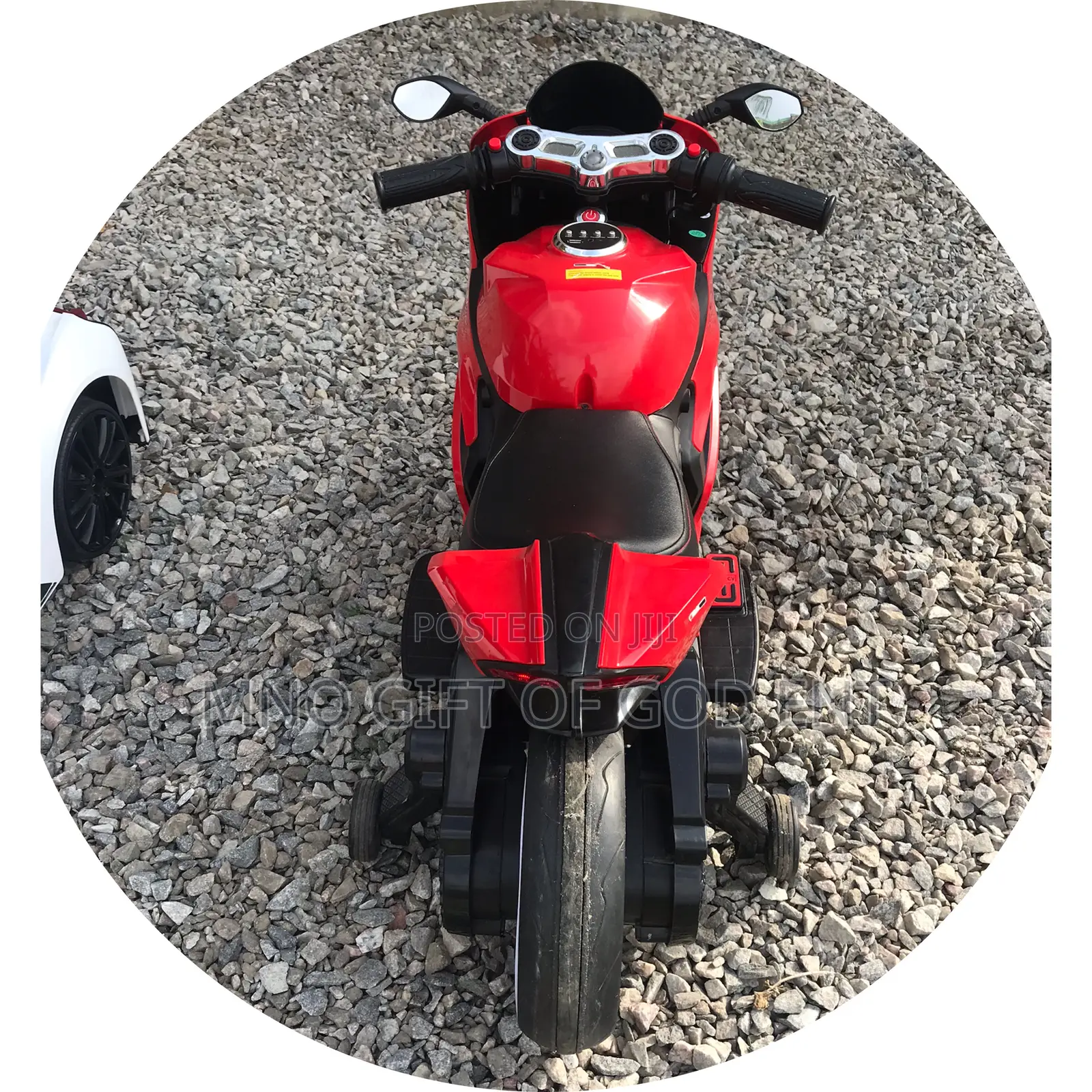 Electric Motorcycle 12 Volts Red for Children