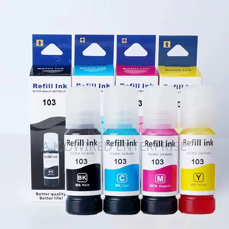 Epson Ecotank 103 Ink L1110, L3110, L3111, L3116, L3150, L3151, L3156