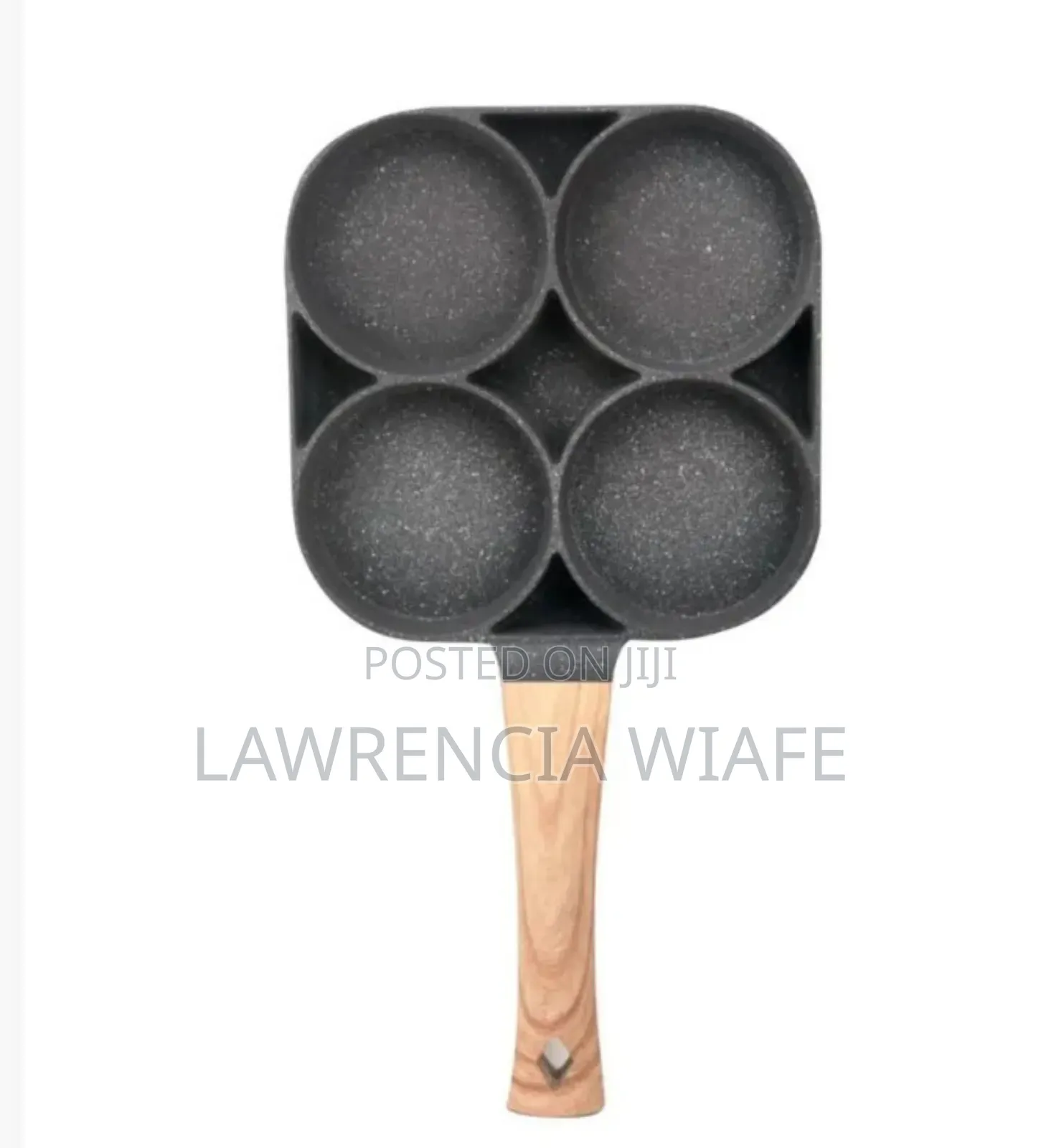 4 Hole Marble Omelette /Pancake Frypan